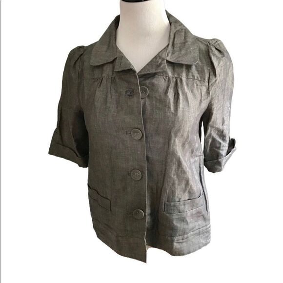XXI Linen and Cotton Jacket Sz M - Picture 1 of 7
